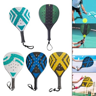 Schläger PC Faser Paddle Tennis Schläger Professioneller Padelschläger mit