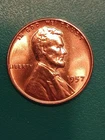 1957-P Lincoln Wheat GEM BRILLIANT RED UNCIRCULATED see Pics Nice Coin