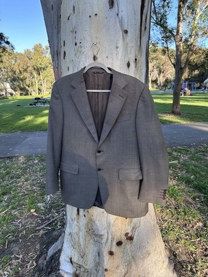 Canali Made In Italy Sports Coat Blazer  50 7 R / US 40 100% Wool