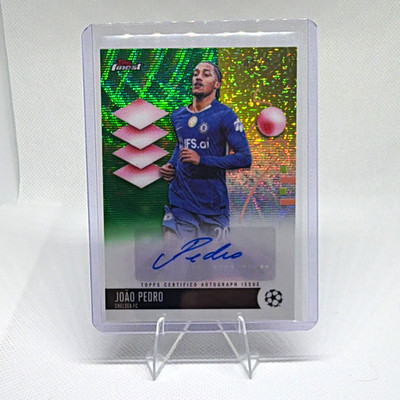 Topps 2025-26 UEFA Club Competitions Joao Pedro Chelsea Autographs #BA-JP