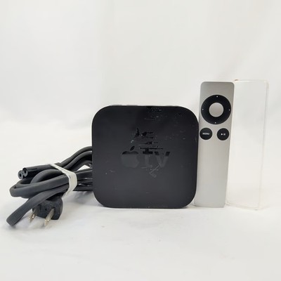 Apple TV 2nd Generation A1378 Media Streamer with Remote Power Cord Pre-Owned