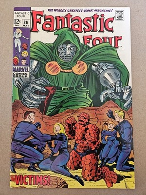 Fantastic Four #86 (Marvel Comics 1969) VF Please Look At Pics For Condition