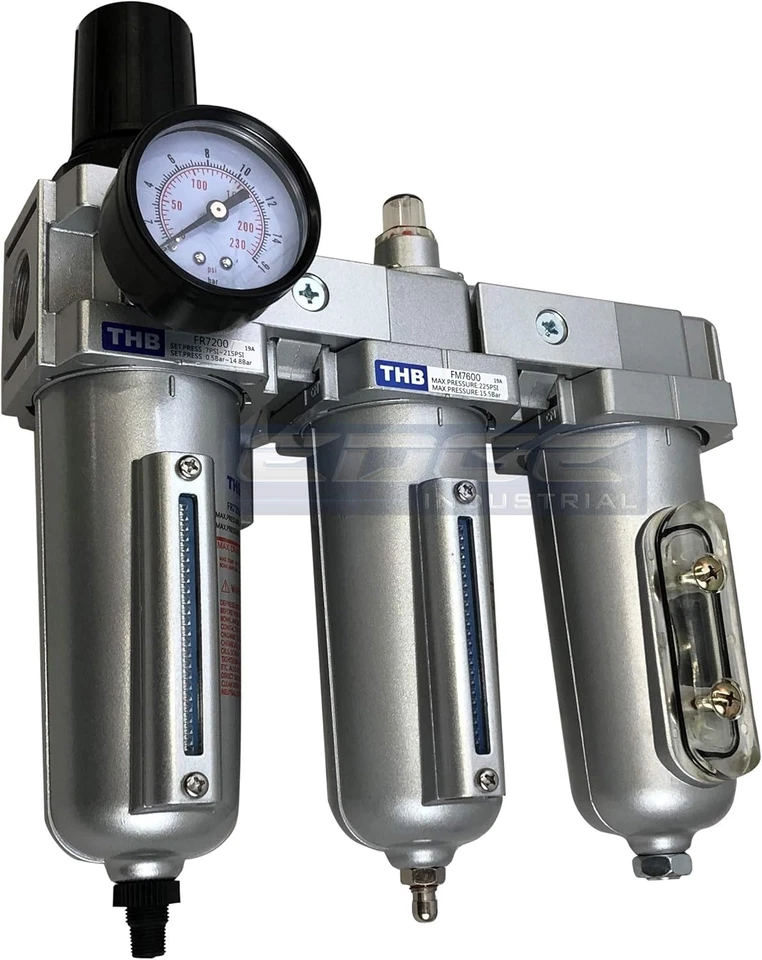 3-Stage Heavy Duty Industrial Filter Regulator Coalescing Desiccant Dryer - Image 3 of 4