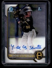 2022 Bowman Chrome #CPA-YD Yordany De Los Santos Prospect Autographs