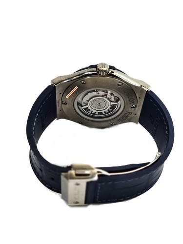 Hublot Classic-Fusion 511.NX.7170.LR - Schöne Titan Herrenuhr blue Sunburst! - Bild 8 von 10