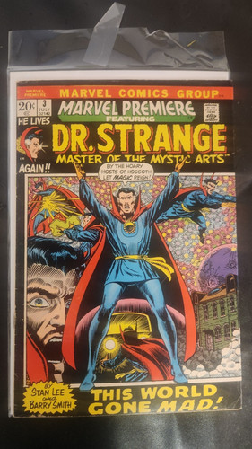Marvel Premiere #3 (Marvel Comics July 1972) Start of Doctor Strange Series
