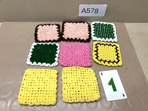 Large Lot of Handmade Crocheted Dish Rags Wash Cloths G1
