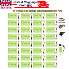 2X 6V 1800mAh Ni-CD Battery 5AA Rechargeable Battery Pack for 1:14 RC Car Truck