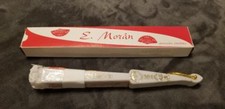 VINTAGE FLORAL PRINT LACE FOLDING HAND FAN - NEW IN BOX - SEALED