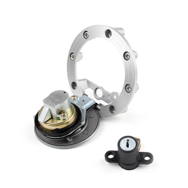 Juego de bloqueo de asiento con tapa de gasolina de combustible para FZ6R 2004-17 MT07 MT09 2018-2020 Foto 4 de 4