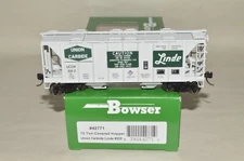 HO scale Bowser Union Carbide Linde ACF 2 bay covered hopper car train
