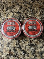 Reuzel Red Pomade Water Soluble 4oz New, Sealed  Authentic - LOT OF 2