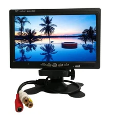 InstallerCCTV 7” TFT LCD Monitor w/ Color Screen, 2 Video Input Fits CCTV Camera
