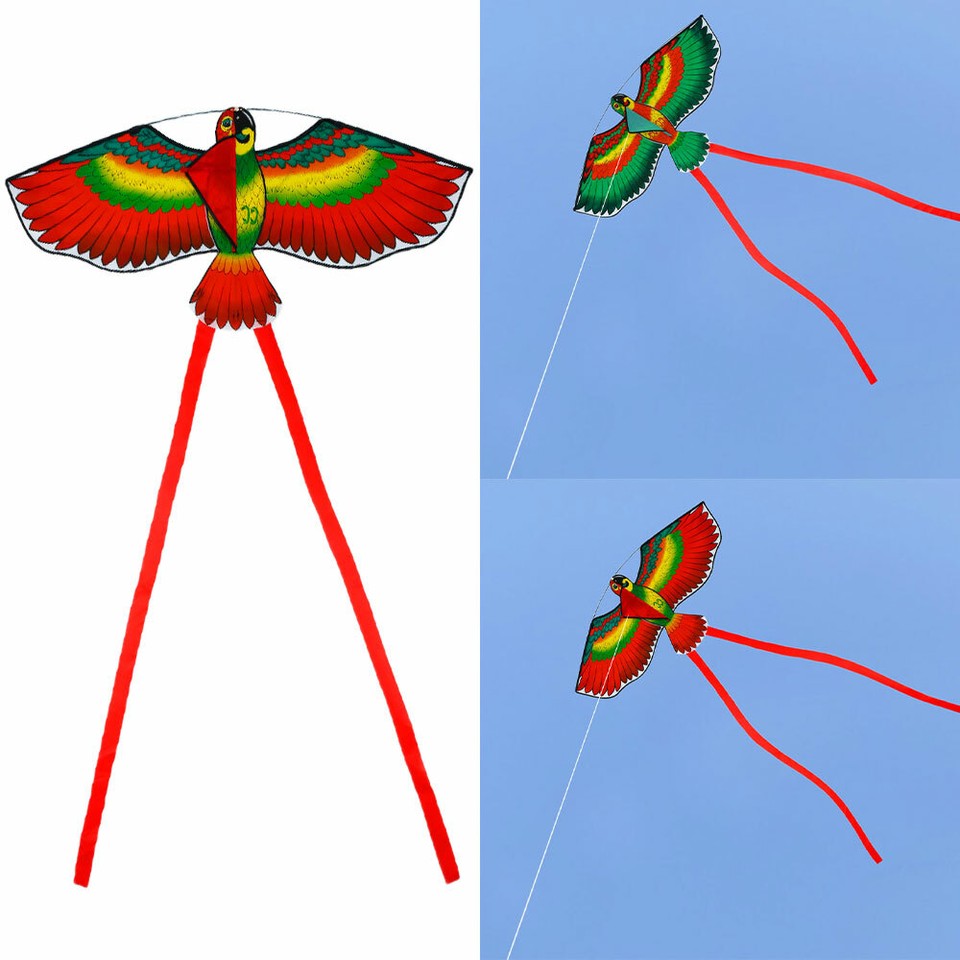 Children Kites Kids Toy Outdoor Flying Game 115cm Kite With 50M Line AL . eBay