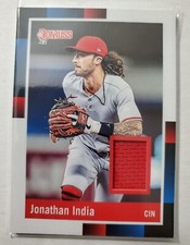 Jonathan India 2022 Donruss Baseball 1988 Retro Materials Relic Cincinnati Reds