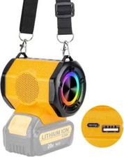 Portable Cordless Bluetooth Speaker Stero Player Loudspeaker for Dewalt 18V gift