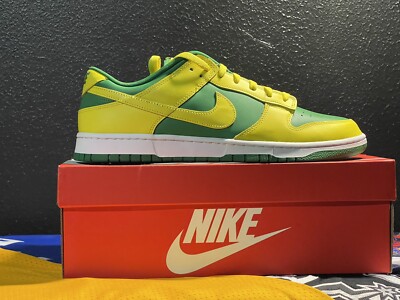 Nike Reverse Brazil Dunk Low Vibrant Green and Yellow Sneakers s-l400.jpg main image 4
