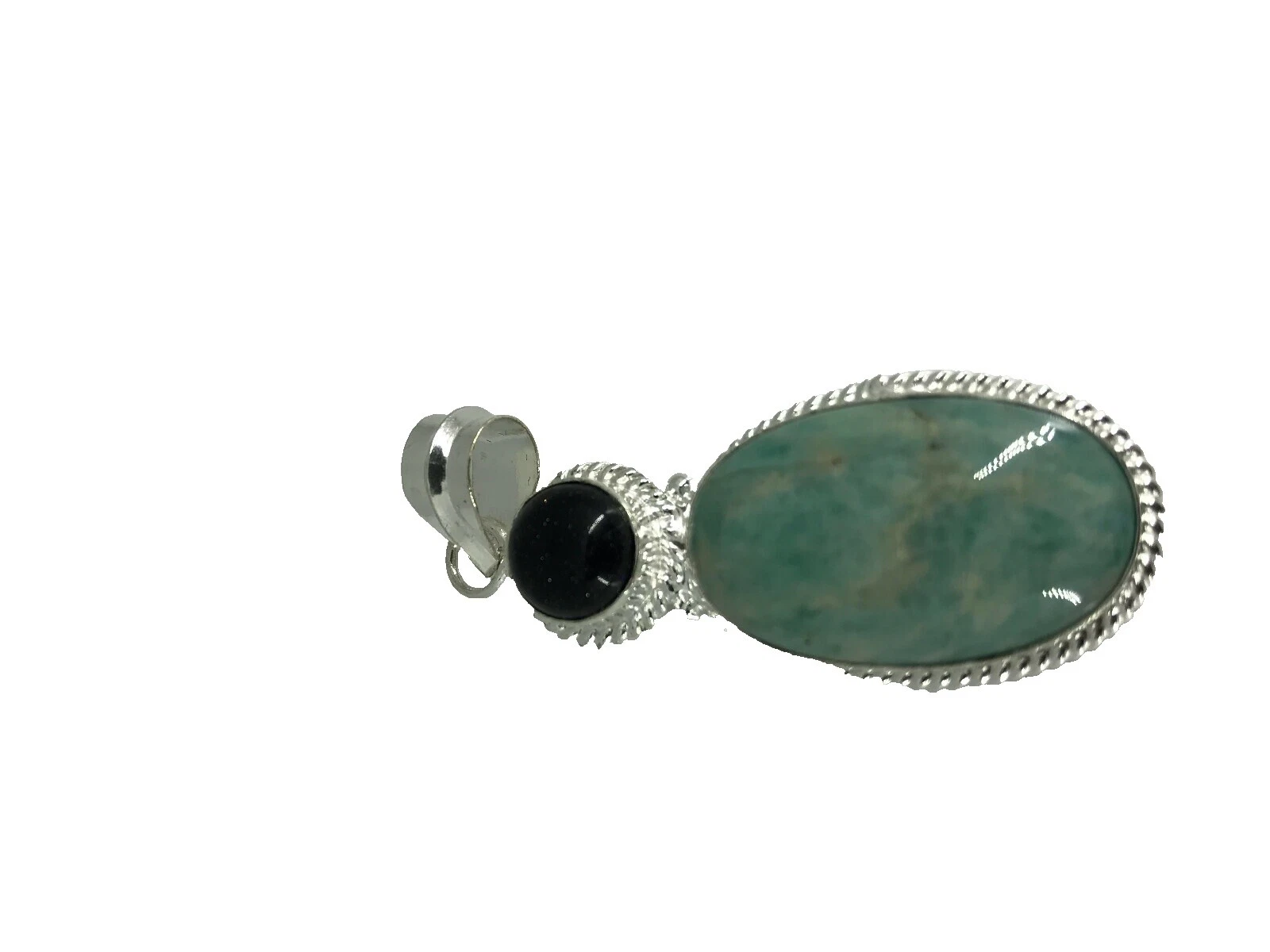 Amazonite Stone Sterling Silver Handcrafted Necklaces & Pendants