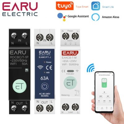 Voltage Breaker Circuit Smart WiFi Protector Over Switch Under Leakage Current