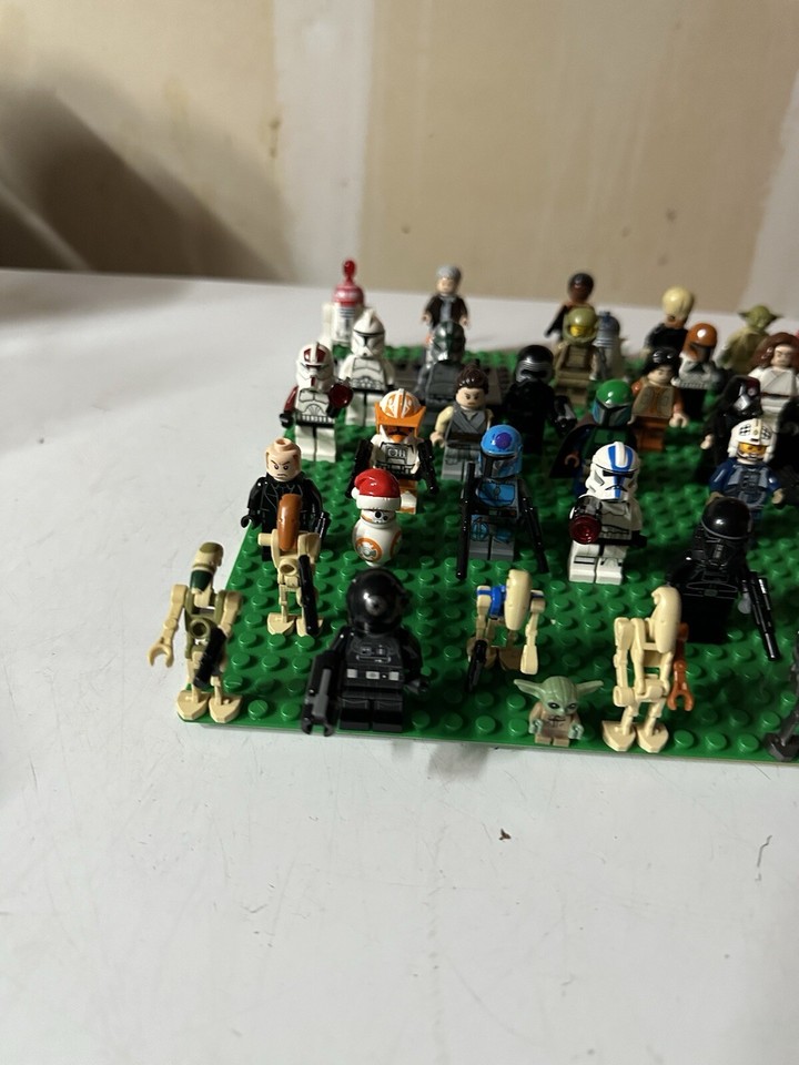 Bulk Lego Star Wars 45 Minifigures Lot Clone Troopers Droids Lots of ...