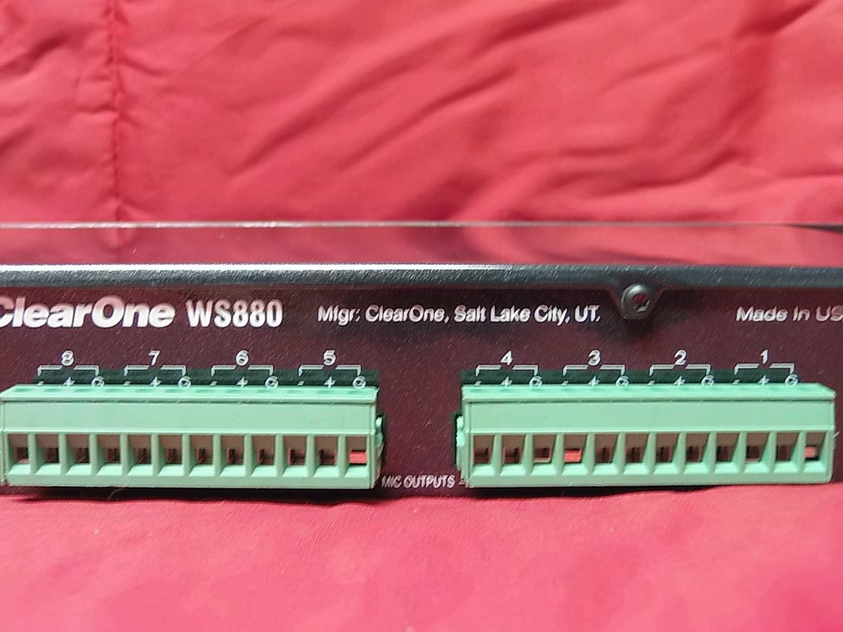 ClearOne, WS800 Ricevitore wireless 8 canali con connettori
