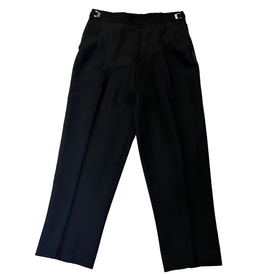 2 piezas Traje Esmoquin Formal Raffinati Robert Wagner Negro Hombres LAPA SATINADA Baile de graduación 44 Foto 4 de 4