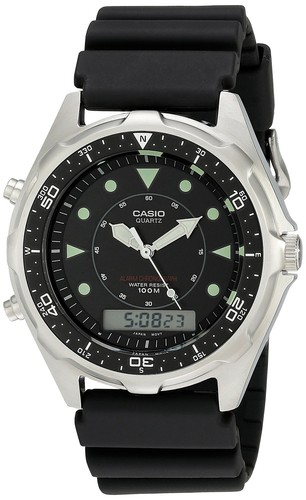 Casio Men's AMW320R-1EV Marine Analog-Digital Dive Watch - Picture 1 of 5