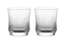 MU16 Whiskey Glasses 6.7 oz Splash Spirit Crystal Glasses Set of Two