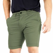 Mens Chino Shorts Casual Cotton Cargo Combat Stretch Half Pant Summer Jeans New