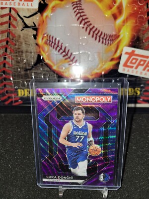 2023-24 Panini Prizm Monopoly Luka Doncic Purple Wave Prizm #PS3