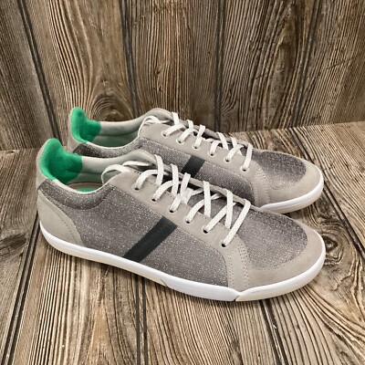 Plae Prospect Stone Gray Suede Casual Low Top Shoes Sneakers