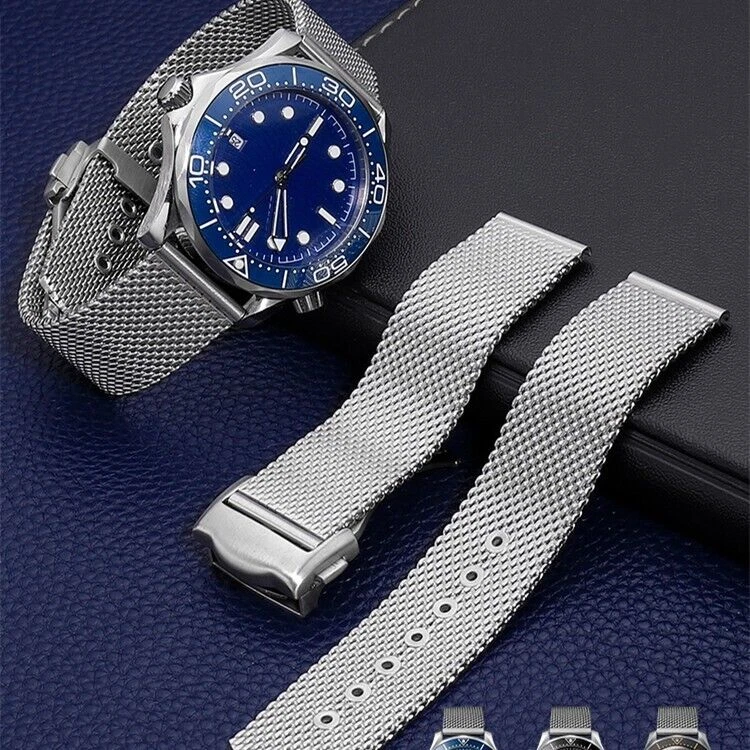 20mm Mesh Bracelet for Omega Seamaster Stainless steel BOND type