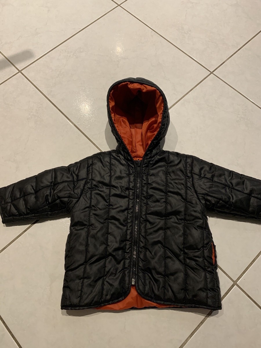 Kanz Übergangs Jacke 74(80) Schwarz Rot Pinguin Wendejacke