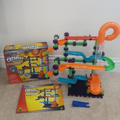 Boxed Techno Gears Marble Mania Catapult 100-piece MINT building kit - UVP £50