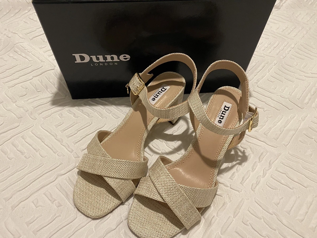 Dune block shop sandals