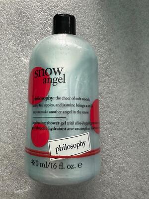 Philosophy Snow Angel Shampoo Shower Gel Shampoo 16 Oz New Sealed Holiday Red