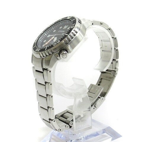 CITIZEN ECO-DRIVE PROMASTER E168-S100623 Men's used watch solar Excellent date