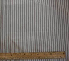 Cream/Mauve Taffeta Stripes 100 Silk Fabric 54" Wide By The Yard SD-722A