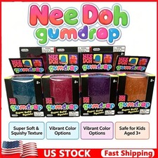 Nee Doh Gumdrop - Pink, Blue Organe Purple - New FAST SHIP LOT OF 4