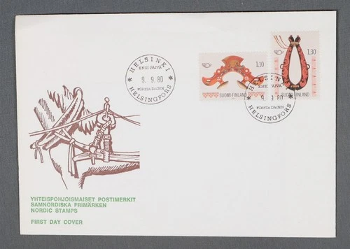 MayfairStamps Finland FDC 1980 Dual Common Nordic Stamps First Day Cover aaw_696