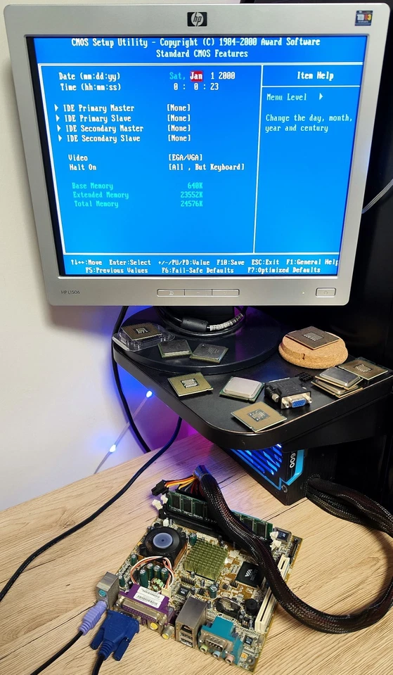 VIA EPIA-800 REV. E mini-ITX SDRAM Motherboard /w VIA C3 800MHz CPU + RAM - Image 4 of 4