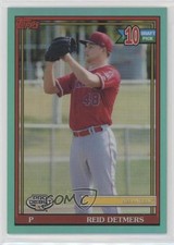 2021 Topps Pro Debut Chrome Aqua Refractor 38/75 Reid Detmers #PDC-159 0sw9