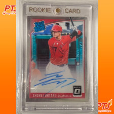 2018 Panini Donruss Optic Shohei Ohtani Rated Rookie Auto RC Autograph Angels