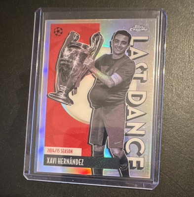 Topps Chrome Xavi Hernández FC Barcelona UEFA Champions League 2014/15 #LD-2