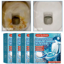 Toilet Bowl Cleaner Tablets Effervescent Stain Remover Deodorizing Septic Safe
