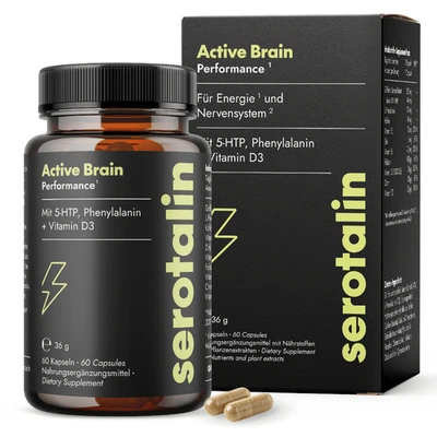 Serotalin® Active Brain Performance Kapseln (Happy Energy) - Bild 1 von 4