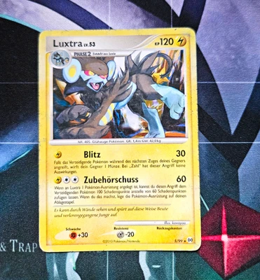 Pokémon TCG Luxtra Phase 2 Platin 5/99 Rare Nicht holo DE 120 KP - Bild 1 von 2