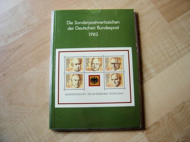 BRD Bund Jahrbuch 1982 komplett mit allen Marken + SD = Jahreszusammenstellung - Bild 1 von 1