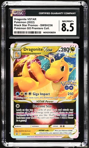 Dragonite VSTAR graded CGC 8.5 for sale on eBay