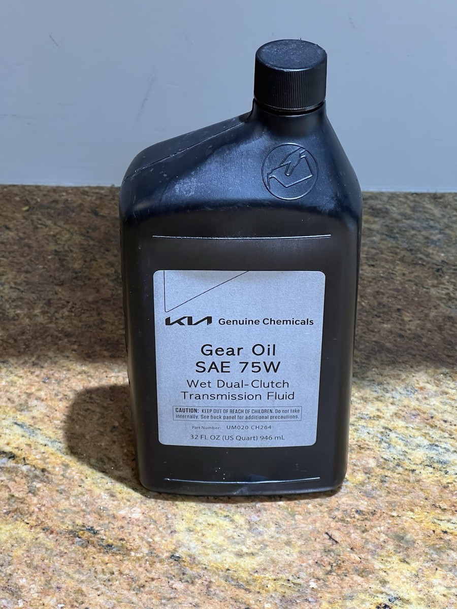 NEW OEM KIA WET DUAL CLUTCH SAE 75W TRANSMISSION FLUID - (UM020